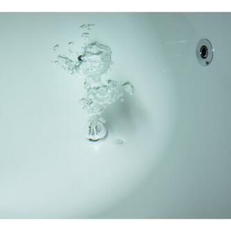 MAMBA L Whirlpool-Badewanne, 160x95x44cm, Attraction Hydro-Air, Chrom