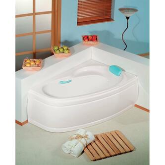 NAOS R asymmetrische Badewanne 170x100x43cm rechts, weiß