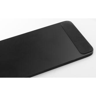 UNIVERSAL Badewannenablage, 80x25 cm, schwarz