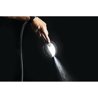 Massage-Handbrause, 3 Duschmodi + Spülmodus, Silikondüsen, Durch. 120mm, ABS/Chrom