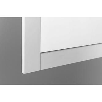 FAVOLO Rahmenspiegel 80x80cm, Weiß matt