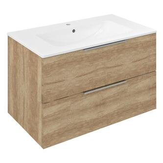 CIRASA Unterschrank 79,8x52x46cm, Eiche Alabama