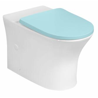 LEON Kombi-WC, spülrandlos, Abgang senkrecht/waagerecht, Weiß