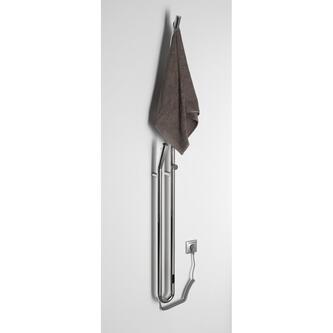 DUOPASSO Handtuchtrockner elektrisch mit Zeitschaltuhr, 122x1700mm, 45 W, Chrom