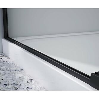 DRAGON BLACK Rechteckige Duschkabine 1300x900mm L/R Variante