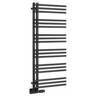 POSEIDON Badheizkörper 450x1140mm,400W,  schwarz matt