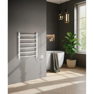 SUPE Handtuchtrockner elektrisch, 480x600mm, 148W, Weiß