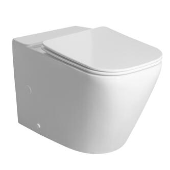 IMALA WC-Becken für Kombi-WC, spülrandlos, 61x35,5cm, Ablauf unten/hinten, Weiß