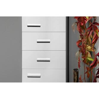 ZOJA/KERAMIA FRESH Hochschrank 35x184x29cm, links, weiß