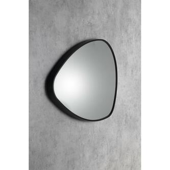STEN Spiegel im Rahmen 80x51cm, schwarz matt