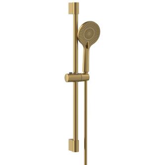 Duschset mit Schiebehalter 70cm, gold matt