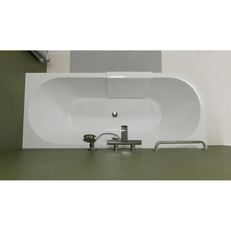 PORTAS Rechts Badewanne mit Tür, 170x75x60cm, Weiß