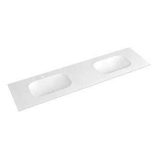 TREOS Waschtisch 1716x513 mm, Rockstone, weiss matt
