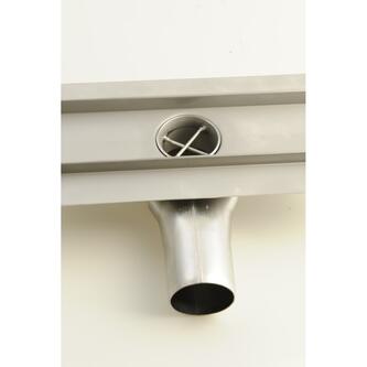 MANUS QUADRO Bodenrinne aus Edelstahl mit Rost, L-1050, DN50