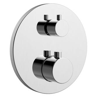 Thermostat-Unterputz Duscharmatur, inkl. Grundkörper, 2 Wege, Chrom
