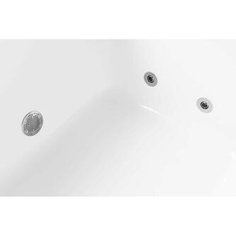 CLEO HYDRO Whirlpool Badewanne, 150x75x48cm, weiss