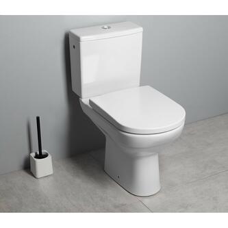 BEHRENS  Kombi-WC, spülrandlos,Ablauf senkrecht/waagerecht, Weiß