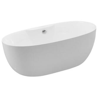 RANA freistehende Badewanne 170x80x58cm, Weiß