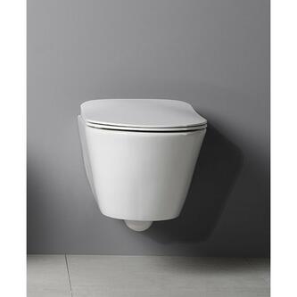 AVVA Spülrandloses Wand-WC mit UP-Spülkasten, weiß