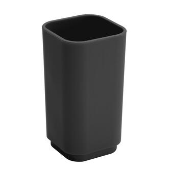 SEVENTY Glas, stehend, schwarz