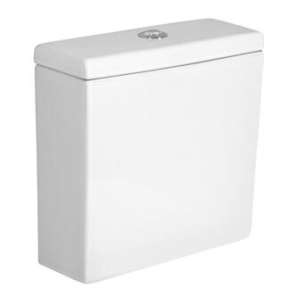 LEON Keramik-Spülkasten für Kombi-WC, Weiß