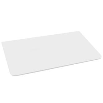 KERALA Platte Rockstone 82x1,2x48,5cm, weiss matt