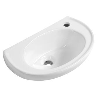 WINZ Keramik Waschbecken 46x27cm, Weiß