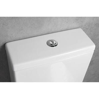 LEON Keramik-Spülkasten für Kombi-WC, Weiß