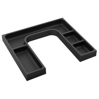 LINDO Organizer "U" 372x36x323 mm, Kunststoff, anthrazit
