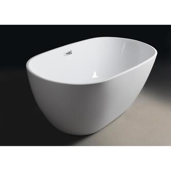 DOURO Freistehende Badewanne 150x82cm, weiß