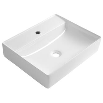 CALLIS Keramik Waschtisch 52x42cm, Weiß