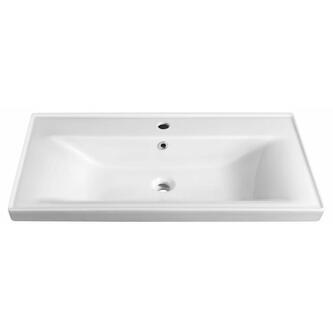 SAVA 90 Keramik-Waschtisch 90x46cm, weiss