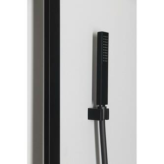 DIMY Duschsäule mit Thermostat-Armatur, schwarz