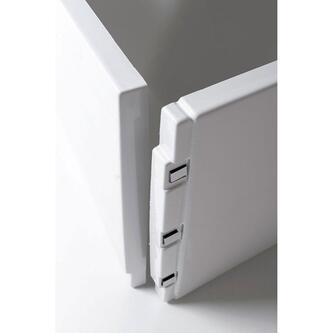 COUVERT 180 L, Frontschürze links, 180x52 cm, weiss