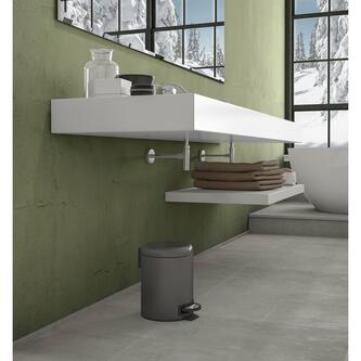 POTTY Abfalleimer 5l, Soft Close, gun metal