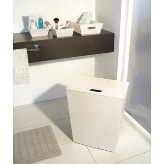 ECO PELLE Wäschekorb 47x60x30cm, Creme