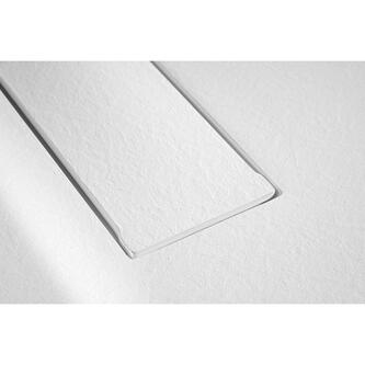 ELEA Gussmarmor - Duschwanne,120x80cm, weiss