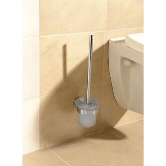 SAMBA Hänge-WC-Bürste, Milchglas, Chrom