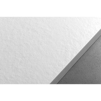 TRENECA Gussmarmor-Duschwanne 130x90cm, weiß matt