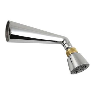 Wandbrause mit Drehgelenk, Chrom/Gold