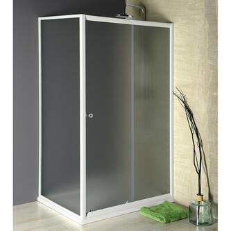 AMADEO Rechteckige Duschkabine 1200x800mm L/R Variante, Glas Brick