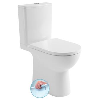 TALAMO WC-Kombi, Rimless, Abgang senkrecht/waagerecht, Weiß