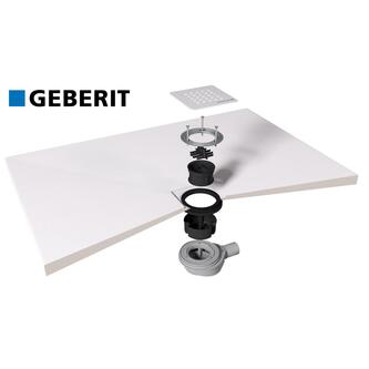 TRENECA Duschwannensiphon, Durch. 90mm, DN40, Gold Abdeckung
