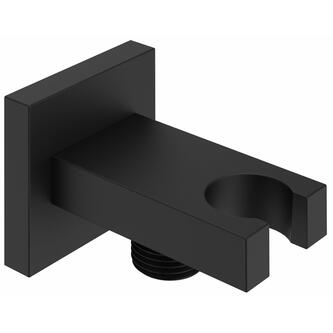 Brausehalter, Schwarz matt