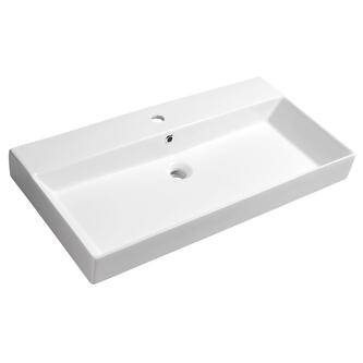 KARE 85 Keramik-Waschtisch 85x45cm, weiss