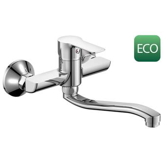 BARON ECO 3,8 l/min, Wandarmatur, Abstand 150mm, Chrom