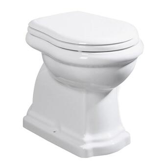 RETRO WC Becken 38,5x45x59cm, Abgang senkrecht, weiß