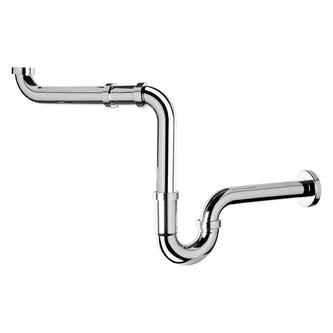 HANDICAP Waschtisch-Siphon, Platzsparend, 5/4"-32mm, Chrom