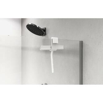 Duschabzieher, inkl. Halterung, weiß matt