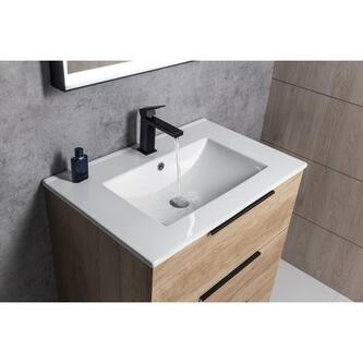 SLIM Keramik-Waschtisch 60x46,5cm, Weiß